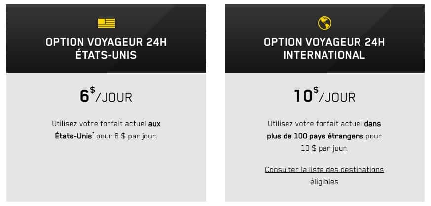 Nouvelle Option Voyageur 24h Chez Videotron Pascal Forget