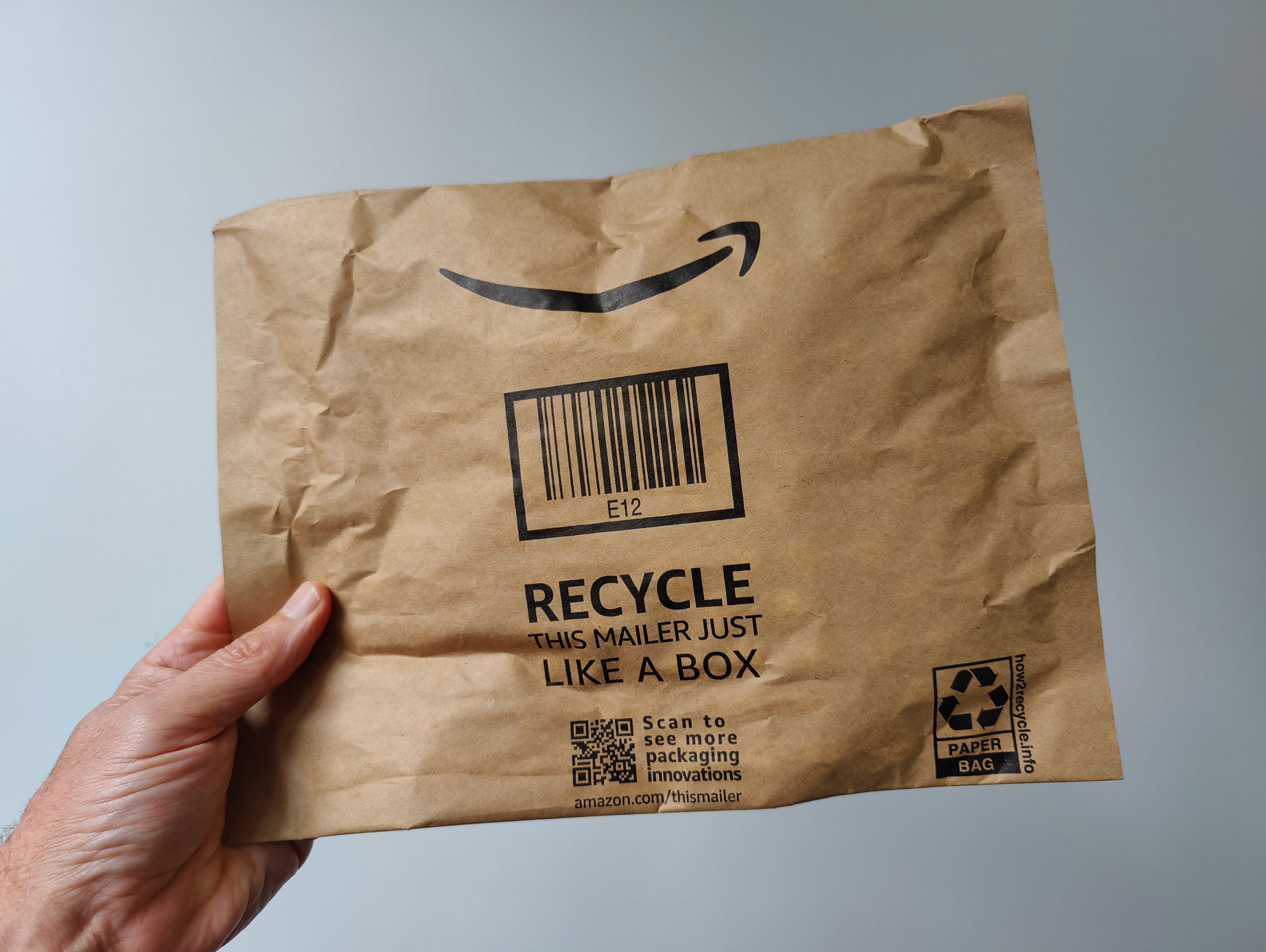 Enveloppe Amazon papier