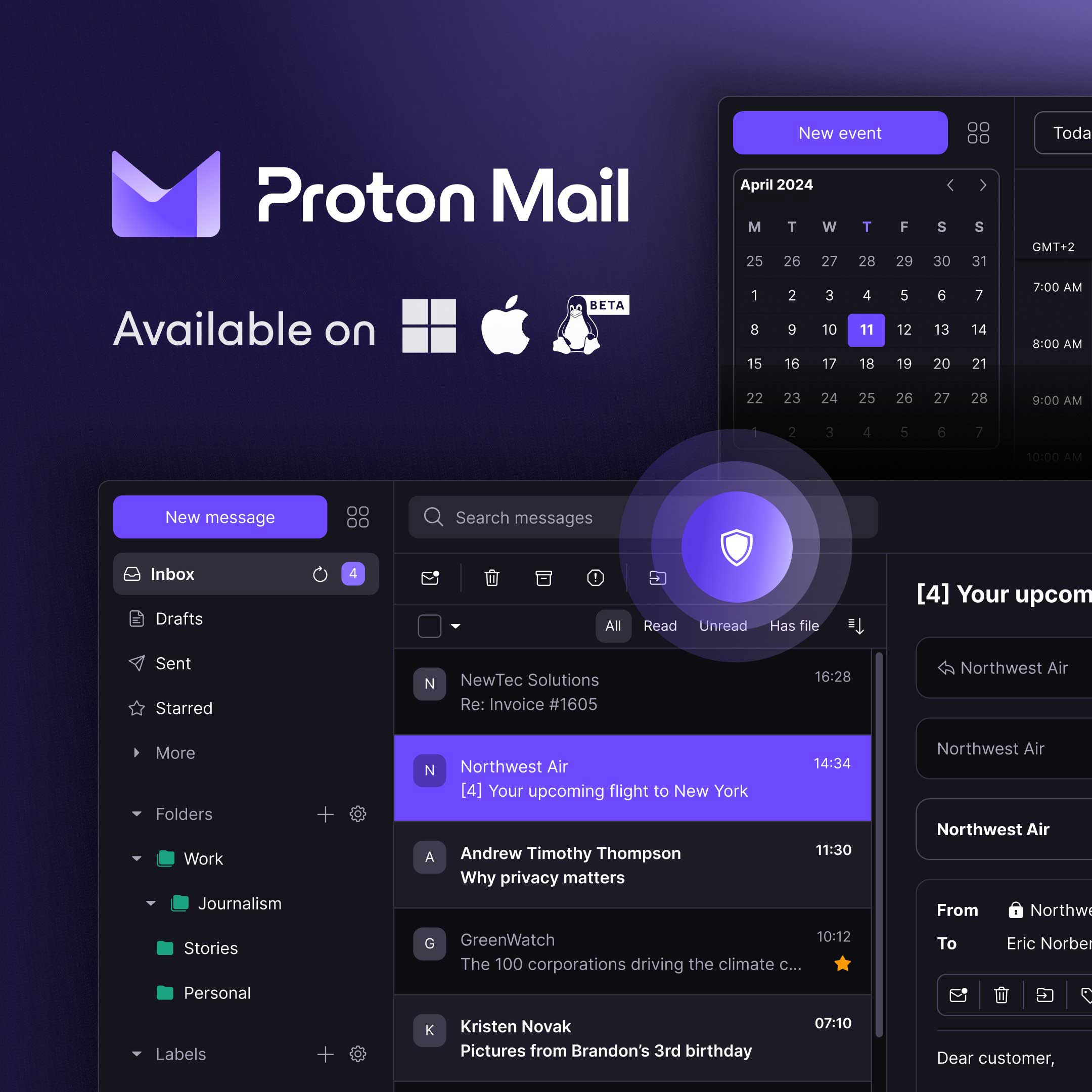 Proton Mail VPN Pass Drive